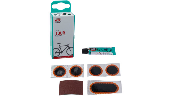 TIP TOP Flickzeug "TT01" Für Fahrradschläuche, 4 F SB-verpackt