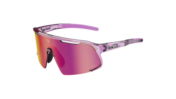 BOLLÉ Sportbrille "Speedchaser" Größe Me astro pink crystal, Scheibe Volt Ruby, Cat. 3