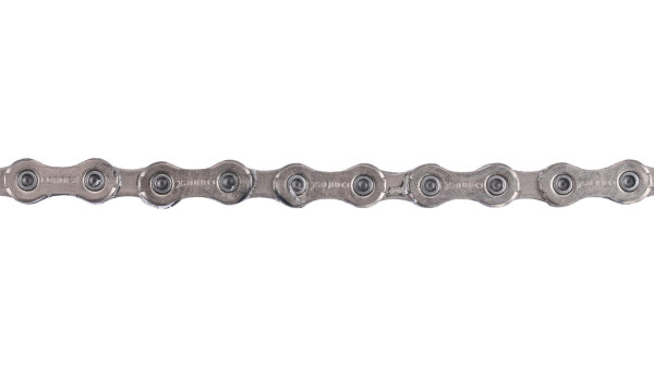 CONNEX Kette 12-fach, 1/2“ x 11/12 "12WAX", Nickel, gewachst, geeignet für Mountainbike und Rennrad, 118 Glieder