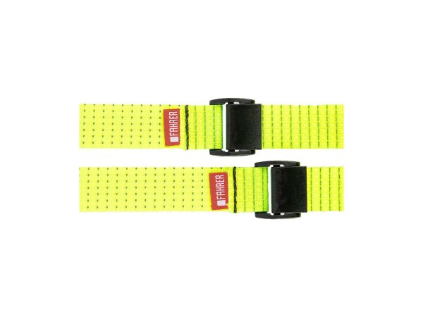 FAHRER Spanngurt "Mini Strap" Kleiner un neongelb, Größe "XL" (L 70 cm x B 2 cm)