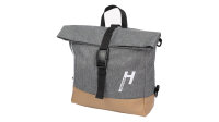 HABERLAND Lenkertasche "Keep Rollin" Len grau /...