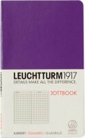 Leuchtturm  Lila, Jottbook Pocket, kariert